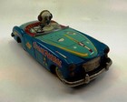   rare   Vtg  50s X-5 Space Patrol Car Tin Litho Friction By Ichiko Of Japan 8   