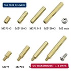 320 Pcs M2 Brass Hex Spacer Standoff Screw Nut Assortment Kit With Stainless Ste