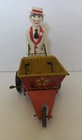 Vintage Louis Marx   Co  Sam The City Gardener Wind Up Toy Tin Litho With Box