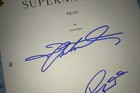 Supernatural 3 Cast Signed Script Coa Jensen Ackles  Jeffrey Dean Morgan