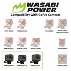 Wasabi Power Battery  4-pack  For Gopro Hero7 Black  Hero6  Hero5