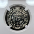 1976 Sc50c Silver So-called 50c Colorado Centennial Heraldic Art Medal Ngc Ms68