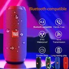 Black Bluetooth Speaker Wireless Waterproof Outdoor Stereo Bass Usb tf fm Radio