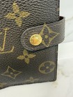 Authentic Louis Vuitton Brown Leather Women s Organizer Agenda Cover Ring Pm