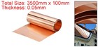 Copper Sheet Roll Pure Copper Flashing Strip Metal Foil Plate 3500x100x0 05mm