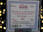 Ty Beanie Baby Old Face Jade Teddy 1st 1st Authenticated Mwmt Mq