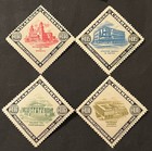 Travelstamps  1947 Nicaragua Stamps Scott  701-704 - Architecture - Mint Mnh Og