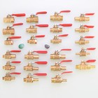 1 8  1 4  3 8  Male Female Npt Brass Ball Valve Water Air Tank Drain Shut Off
