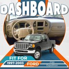 Fit For 1997-2003 Ford F150 Expedition Dash Pad Bezel   Center Dash Radio Bezel