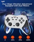 Xpt 2 4g Wireless Bluetooth Gaming Controller For Pc  Switch 2 1  Ps4  White