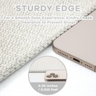 Washable Entryway Rug  Non Slip Doormat  2x3 Ft  Cream grayish