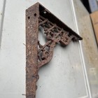 Single Vintage Cast Iron Shelf Bracket Decorative Ornate Antique