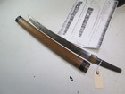 Old Japanese Wakisashi Samurai Sword Signed Yoshikuni Wide Blade Long Tip  c59