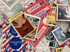 Vintage Cracker Jack Paper Toy Prize Topps Mlb Baseball Card Wishbone Military