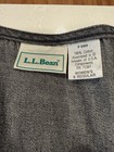 Vintage 90s Ll Bean Sleeveless Button Down Black Denim Dress 8 Regular