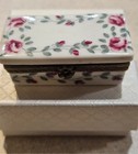 Vintage Limoges Porcelain  Box With Pink High Heels Inside And Early Mark 