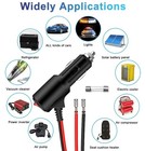 12-24v Fused Led Car Cigarette Lighter Plug Socket Cable Adapter W  Switch Lot
