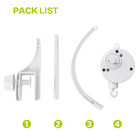 Baby Crib Mobile Arm With Music Box Spin Motor   24 Inch       Nursery Decor Hanger 