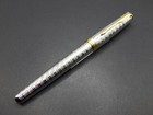 Parker Sonnet Metal Tartan Silver Grid Fountain Pen - Knockoff Pen Made In China
