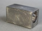 Vintage Tiffany   Co Sterling Silver Manual Pencil Sharpener Mono K 24 4g  j5006