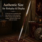 60  Foam Elden Style Twinblade Prop - Medieval Fantasy Sword Replica For Cosplay