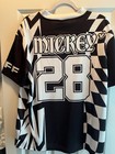 Disney X Neff Mickey Mouse Soccer Jersey Mens Large Black White Graphic  28