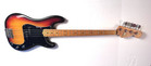 1973 Fender Precision Bass Electric Bass Guitar 3-tone Sunburst With Case 