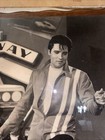 Vintage Elvis Presley Picture On Lacquered Wood Frame Plaque