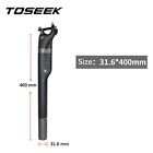Carbon Fiber Bike Seatpost Offset 20mm Cycling Bicycle 3k Aero Tube 31 6 X 400mm