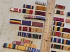 Huge 1920s 1930s Usmc Marine Navy Half Wide Ribbon Bar Lot X25 L  k   