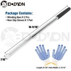 Boodvon 2 Pcs Winding Bars For Garage Door Torsion Spring With Non-slip    