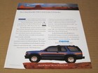 1991 Mazda Navajo Suv Print Ad Car Automobile Advertisement Vintage 8 25 x10 75 