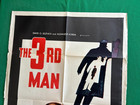 Rare The Third Man  3rd  Original One-sheet Movie Poster 1954 27  X 41    Welles