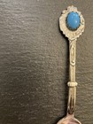 Argentina Buenos Aires 2 Souvenir Spoons Blue Stone St Dominique Ships Free