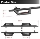 Drop Running Boards For 2007-2018 Jeep Wrangler Jk 4-door Nerf Bar Side Steps