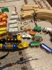 Brio Job Lot Bundle Wooden Train Set - Bridges Trees Signs Track Trains Vintage