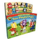 Ten Playful Pups By Learning Wood Slide And Count Learn To Count