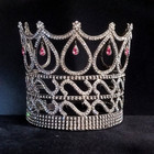 Empress Crown Tiara Handmade Rhinestone Crown