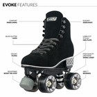 Crazy Skates Evoke Black Roller Skates Women   s 8 - With Vintage Box