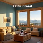 1 Set Wooden Flute Stand Exquisite Desktop Sword Display Stand For Flute 