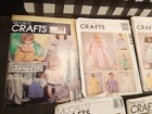 5 Vintage Mccalls Crafts Pattern Lot Baby Doll  y  717 5907 8555 6875 2610