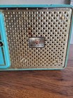 Mcm Rare 1957 Bulova Model 120 Teal Clock Radio Am Part Or Repair