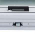 28x38 Driver Rv Entry Door White Radius Top Square Bottom W  Screen Door Window