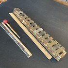 Antique Wooden Lithograph Child Kids Toy Xylophone Cherubs Angels W  Wings