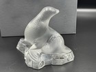 Lalique France  ooglit The Sea Lion  1992 Collection Seal Figure  11744  as-is 
