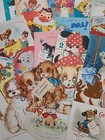 32 Vtg All Puppy Dog Lot Birthday Poodle Dachshund Beagle Lab Terrier   Cards