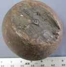 Wood Antique Bocce  Ball 4 5 