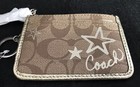 Coach Mini Skinny  Id Holder case  Graffiti Design  Stars  Old Stock  Nice 