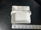 Beautiful Antique Reflections Square Dish basket With Sculpted Roses  9611