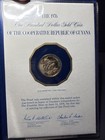 1976 Franklin Mint Republic Of Guyana  100 Gold Proof Coin     Sealed And Coa Mint